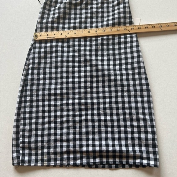 NWT Reverse Sleeveless Checkered Dress Size Medium (A2) - Picture 3 of 5